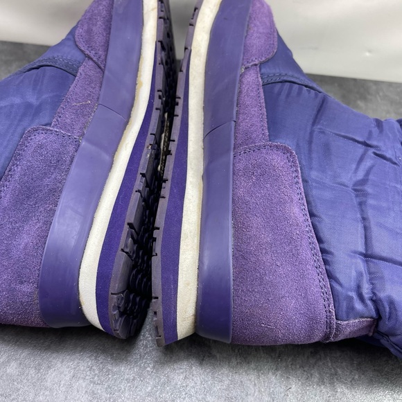 Rubber Duck Women’s Shoes Purple 8.5 W Wide Suede Slip On  Waterproof Boots - Picture 9 of 16